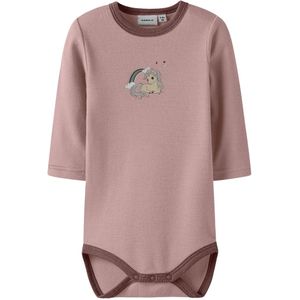 Name It Romper l/s - Wol - NbfWillit - Gewei/Unicorn - Name It - 56 - Romper L/S