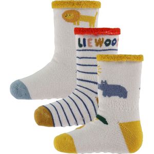 Liewood Sokken - 3-pack - Eloy - Safari/Sandy Mix - Liewood - 17/18 - Sokken