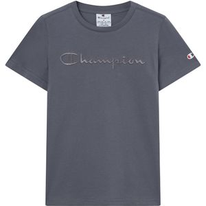 Champion - Authentic Athletic Apparel - Shirt - Donkergrijs/Rood/Wit