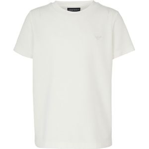 Emporio Armani T-Shirt - Off White - Emporio Armani - 8 jaar (128) - T-Shirts