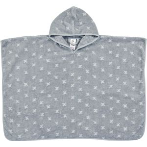 Müsli Handdoek Poncho - Jasmin Blue - Müsli - 2-4 jaar (92-104) - Babyhanddoek