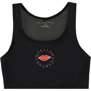 Stella McCartney Kids Badpak - UV50+ - Zwart m. Lippen - Stella McCartney Kids - 10 jaar (140) - Badmode