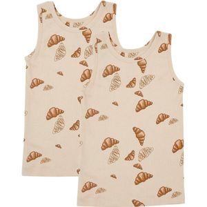 VACVAC Onderhemden - Carl - Rib - 2-pack - Croissant BIG - VACVAC - 5-6 jaar (110-116) - Onderhemd