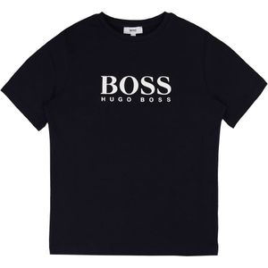 BOSS T-Shirt - Navy m. Logo - BOSS - 10 jaar (140) - T-Shirts