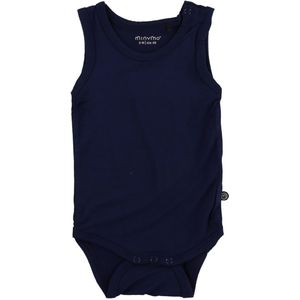 Minymo Romper mouwloos - Bamboe - Navy - Minymo - 50 - Romper Mouwloos