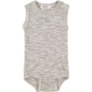 Joha Romper mouwloos - Grijs Gevlekt - Joha - 50 - Romper Mouwloos