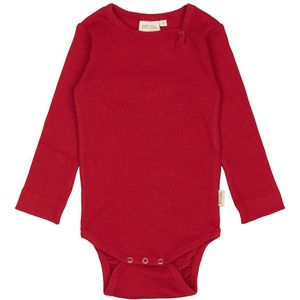Petit Piao Romper l/s - Rib - Modaal - Jet Ed - Petit Piao - 62 - Romper L/S