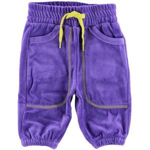 Katvig Velours Broek - Paars/Geel - Katvig - 62 - Velours Broek