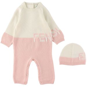 Fendi Boxpak_/Muts - Wol - Wit/Roze - Fendi - 1 mnd - Boxpak