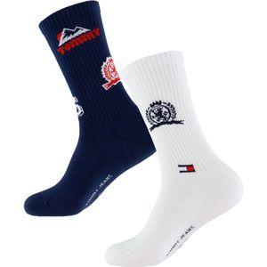 Tommy Hilfiger Sokken - 2-pack - Navy/Wit - Tommy Hilfiger - 35/38 - Sokken