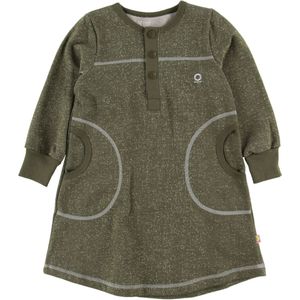 Katvig Jurk - Groen Gevlekt - Katvig - 1 jaar (80) - Jurk