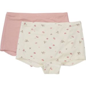 Minymo Hipsters - 2-pack - Viscose - Strawberry Ice m. Aarbeien - Minymo - 4 jaar (104) - Hipsters