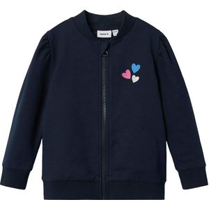 Name It Sweatcardigan - NmfLadine - Dark Sapphire - Name It - 1 jaar (80) - Cardigan