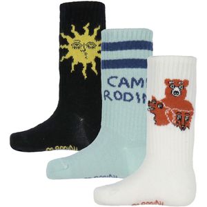 Mini Rodini Sokken - 3-pack - Kamp Rodini - Multi - Mini Rodini - 20/23 - Sokken