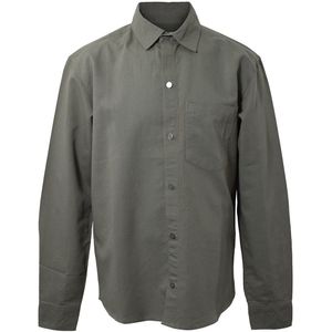 Hound Overhemd - Linnenmix - Army - Hound - 10 jaar (140) - Overhemd