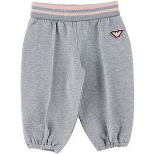 Emporio Armani Broek - Grijs Gevlekt m. Roze - Emporio Armani - 12 mnd - Broeken - Katoen