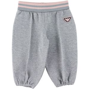 Emporio Armani Broek - Grijs Gevlekt m. Roze - Emporio Armani - 9 mnd - Broeken - Katoen