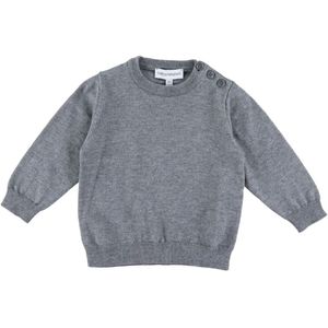 Emporio Armani Blouse - Gebreid - Grijs Gevlekt - Emporio Armani - 12 mnd - Shirts
