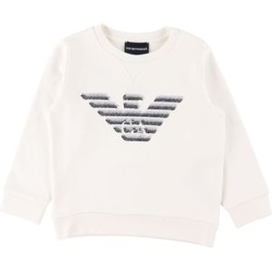 Emporio Armani Sweatshirt - Wit m. Logo - Emporio Armani - 6 jaar (116) - Sweatshirt