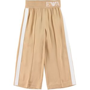 Emporio Armani Broek - Beige m. Wit - Emporio Armani - 10 jaar (140) - Broeken - Katoen