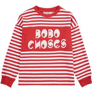 Bobo Choses Blouse - Strepen - Rood - Bobo Choses - 2-3 jaar (92-98) - Shirts