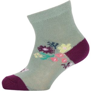 Melton Sokken - Petit Bloemen - Groen - Melton - 15/16 - Sokken