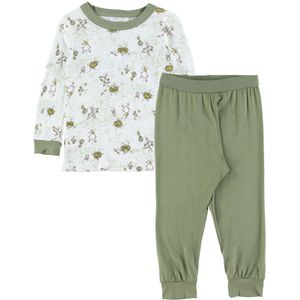Joha Pyjama set - 2-delig - Bamboe - Off White m. Print - Joha - 90 - Pyjama - Tweedelig