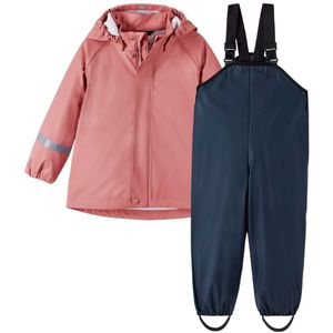 Reima Regenkleding m. Bretellen - Tihku - PU - Rose Blozen - Reima - 1 jaar (80) - Regenkleding