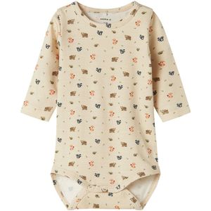 Name It Romper l/s - NbmOforest - Peyote Melange - Name It - 56 - Romper L/S