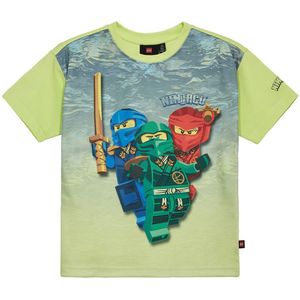 LEGO® Wear Ninjago T-Shirt - LwTaffy - Helder Green - LEGO® Wear - 4 jaar (104) - T-Shirts