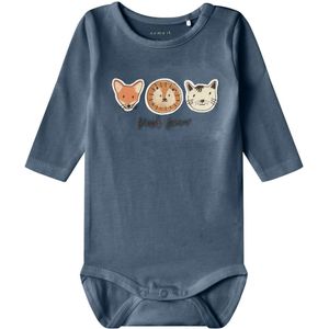 Name It Romper L/æ - NbmOrkan - Bering Sea - Name It - 56 - Romper L/S