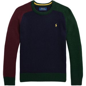 Polo Ralph Lauren Blouse - Gebreid - Navy/Army/Bordeaux - Polo Ralph Lauren - 8 jaar (128) - Shirts