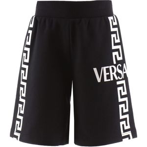 Versace Sweatshorts - Zwart m. Wit - Versace - 6 jaar (116) - Shorts