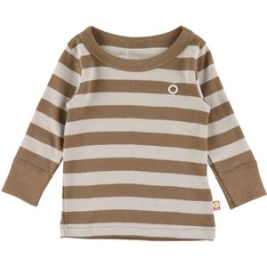 Katvig Blouse - Bruin/Beige Gestreept - Katvig - 7 jaar (122) - Shirts