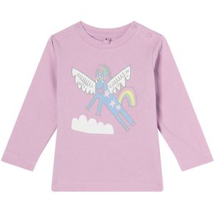 Stella McCartney Kids Blouse - Paars m. Eenhoorn - Stella McCartney Kids - 9 mnd - Shirts