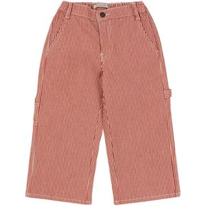 Konges Sløjd Broek - Denim - Luc - Melk Rouge Stripe - Konges Sløjd - 2 jaar (92) - Broeken - Katoen