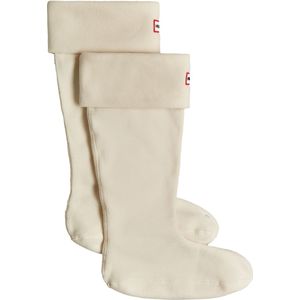 Hunter Fleece Laarsokken - Lang - White - Hunter - 36/38 - Sokken