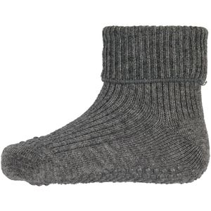 Melton Sokken - Anti-Slip - ABS - Grijs Gevlekt - Melton - 17/19 - Sokken