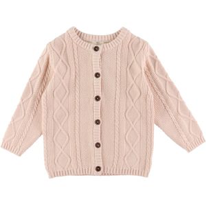Copenhagen Colors Cardigan - Gebreid - Soft Roze - Copenhagen Colors - 1½ jaar (86) - Cardigan