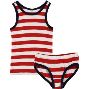 Katvig Ondergoed - Rood/Wit Gestreept - Katvig - 1½ jaar (86) - Ondergoed