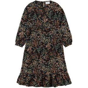 Grunt Jurk - Julle - Black Flower - Grunt - 10 jaar (140) - Jurk