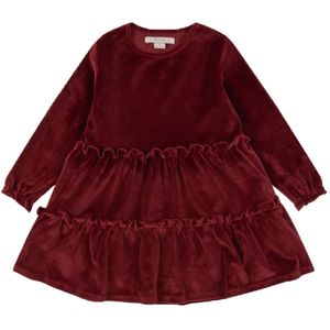 Konges Sløjd Jurk - Fluweel - Jingle Dress - Rood Dahlia - Konges Sløjd - 1½ jaar (86) - Jurk