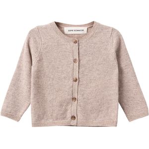 Sofie Schnoor Cardigan - Gebreid - Wol - Cisse - Brown Melange - Sofie Schnoor - 68 - Cardigan