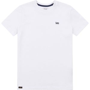 Lee T-Shirt - Badge - Bright White - Lee - 10-11 jaar (140-146) - T-Shirts