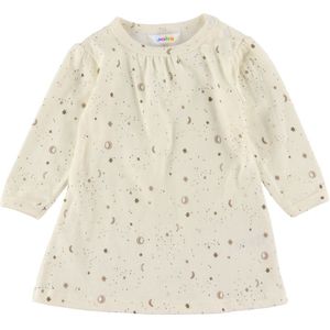 Joha Jurk - Wit m. Print - Joha - 60 - Jurk