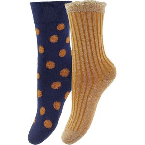 Molo Sokken - Nomi - 2-pack - Gold - Molo - 17/19 - Sokken
