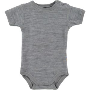 Joha Romper - Wol/Katoen - s/s - Lichtgrijs - Joha - 50 - Romper S/S