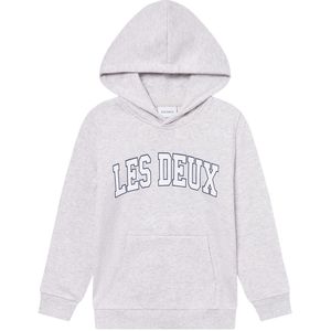 Les Deux - Aidan - Hoodie - Snow Melange - Met Logo