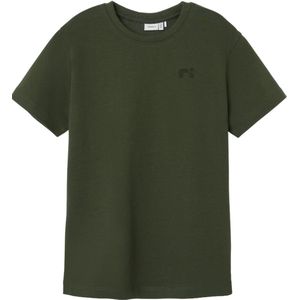 Name It T-Shirt - Noos - NkmGreg - Olive Nacht - Name It - 9-10 jaar (134-140) - T-Shirt