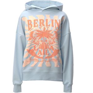 Lala Berlin Hoodie - Irina - Sunset Palm Kasjmier Blue - Lala Berlin - S - Small - Hoodie